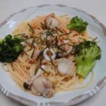 コストコで買った材料で作ったパスタ