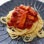 コストコのマリナラソースで作ったパスタ